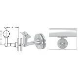 Buy CRL Mill Aluminum 2-Way Adjustable Glass Mounted Hand Railing Bracket for 1-1 2,... by CR Laurence&node=228013