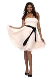 Astrapahl, Knielanges Luxus Cocktailkleid, Geraffte Brustpasse