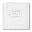 SwaddleDesigns Ultimate Receiving Blanket - Pink Mod Circles