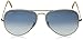 Ray-Ban Unisex RB3025 Classic Aviator Sunglasses, Gold/Clear Gradient Blue, 58 mm