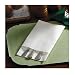 Hoffmaster 066033 Linen-Like Quickset Dinner Napkin, Unembossed, 1/8 Fold, 17" Length x 15" Width, White (Case of 300)
