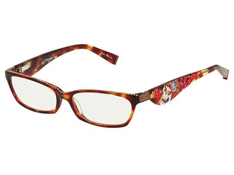 ED HARDY EHR203 Reading Eyeglasses Vintage Tattoo EHR-203 Tortoise (vintage eyeglass frames)