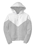 Sport-Tek Ladies Colorblock Full Zip Hooded Sweatshirt.