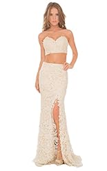 Mermaid Backless Slit Lace Sweetheart Prom Dress  with a Brush/Sweep Train 