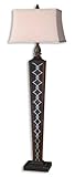 IMAGE OF Uttermost Siracusa Tortoise Glass Floor Lamp