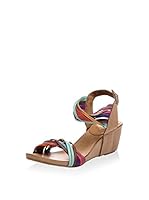 Bueno Sandalias de cuña (Multicolor)
