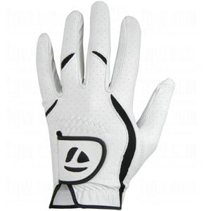 TaylorMade Stratus Glove (Right Hand, White/Black, Large)