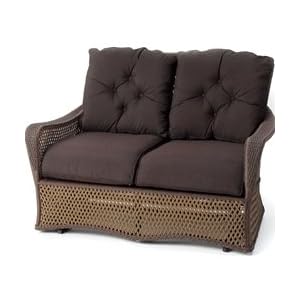 Latitudes Love Seat Glider - Wicker Patio Furniture by