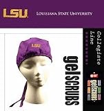 Louisiana State (LSU) Tigers Scrub Style Cap from GelScrubs (with LSU Logo)