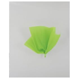 Lime Green Tissue Sheets, Pack of 10