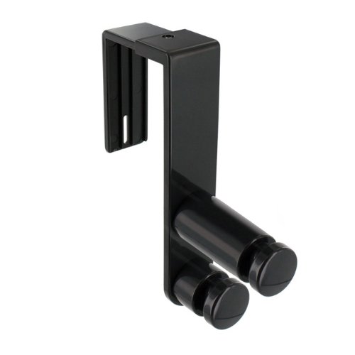  Eldon Over The Panel Double Coat Clothes Cubicle Hook, Graphite Grey