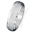 Diamond Cut Design Stainless Steel Band