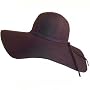 SENSATIONAL BLACK WIDE BRIM DIVA STYLE FLOPPY HAT