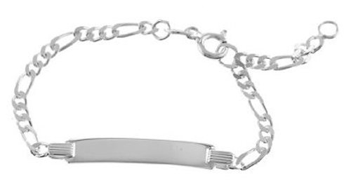 Cheap Girls Jewelry Sterling Silver Bar Style Identification Bracelet for Child For Sale Cheap Girls Jewelry Sterling Silver Bar Style Identification Bracelet for Child For Sale