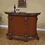 Powell Bourbon Street Traditional Bar with Black Granite Top