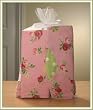 Baby Bib, Burp Cloth & Blanket Baby Gift Set - Fresh Pink Floral
