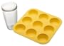 PEDRINI - STAMPO SILICONE MUFFIN + BARATTOLO "Dosa&Conserva" Lillotte Dolci