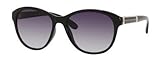 IMAGE OF Marc by Marc Jacobs Women's MMJ 225/S 0D28 Cat Eye Sunglasses,Shiny Black Frame/Grey Shade Lens,One Size