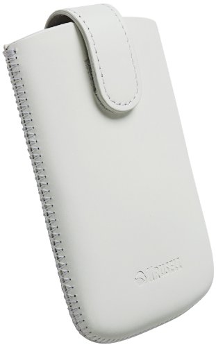 Krusell Asper&ouml; Leder Etui mit R&uuml;ckzugfunktion f&uuml;r Huawei Ideos X5 wei&szlig; Preisvergleich