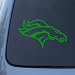 DENVER BRONCOS - Football - Vinyl Car Decal Sticker #1869 | Vinyl Color: Green