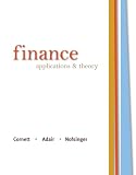 Finance: Applications and Theory