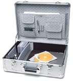 BRIEFCASE METAL OVERSIZED CHROME ACCENTS