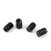 Light Metal Black Car Truck SUVs Tire Wheel Rims Valve Air Stem Caps Kits 4 Pcs