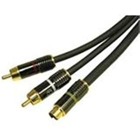150FT SVIDEO RCA A V CABLE 2-RCA MDIN-4 M M SONICWAVE (40174) by CABLES TO GO - AV LINE