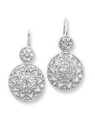 Sterling Silver CZ Earrings QE3127"