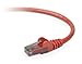 Belkin Patch Cable RJ-45 (m) - RJ-45 (m) - 2 ft - UTP (Cat 6) - Red