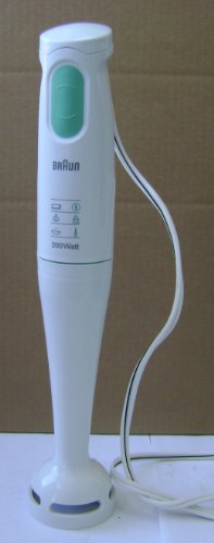 Braun MR-405 200 Watt Multiquick Hand Blender - Ideal for making fresh and healthy baby food, smoothies, soup, salsa, sauces, milkshakes, pancake batter