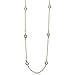 14k Gold Vermeil CZ By The Yard Necklace Chain in