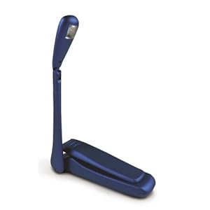 Clip-On Booklight - Blau - Leselampe: Ultrahelles LED Leselicht mit Clip