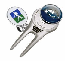 Akron Zips Divot Tool Hat Clip With Golf Ball Marker Of 2)