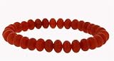 8mm Rondell Bracelet - Red Aventurine