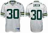 Ahman Green Green Bay Packers #30 Authentic Reebok NFL Football Jersey (White)