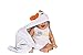 Baby Hooded Bath Towel – Cute Orange Puppy Dog Animal Design – 100% Cotton Material