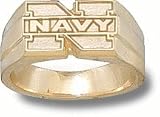 Navy Midshipmen &acute; N Navy &acute; Ladies &acute; Ring Size 7 - 14KT Gold Jewelry - B0000DGPDR