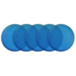 5 Blue Translucent 2-1/2" Air Hockey Pucks