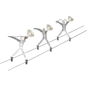 Eurofase KIT-3JAZ-S5 Jazz 3-Light Cable Kit With Canopy, Satin Nickel