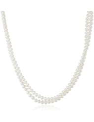 6.5-7mm Knotted Endless White Potato Freshwater Cultured Pearl Strand Necklace, 70"
