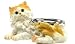Pet Supplies : Kitty Cat FOOD DISH pet supply feeding water Bowl NEW