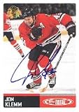 Jon Klemm, Chicago Blackhawks Autographed Card