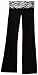 Energie Girls 7-16 Zebra Yoga Flare Bottom Pant, White/Black, Medium