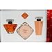 Tresor for Women Gift Set - 3.4 oz EDP Spray + 5.0 oz Body Cream in Jar + 3.4 oz Shower Gel + Miniature Collectible