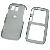 Samsung Rant M540 Translucent Smoke Snap-On Case Cover with Removable Swivel Belt Clip