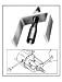 Automotive : Steering Wheel Lock Plate Remover OTC7031A