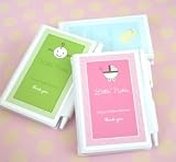 Personalized Little Notes Notebook Favors - Baby Shower Gifts & Wedding Favors (Set of 24)