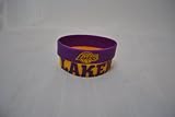 LA LAKERS Big Logo Bulky Bandz Bracelet 2 pack *NEW*