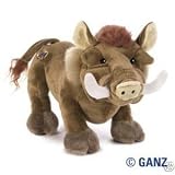 Webkinz Warthog + Webkinz Bookmark - New with Sealed Tag and Unused Code